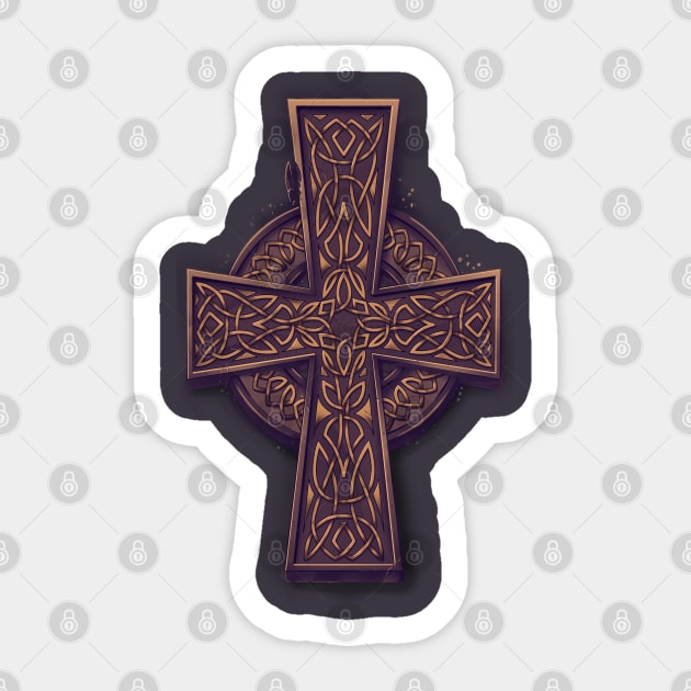 Celtic cross Sticker by pakowacz